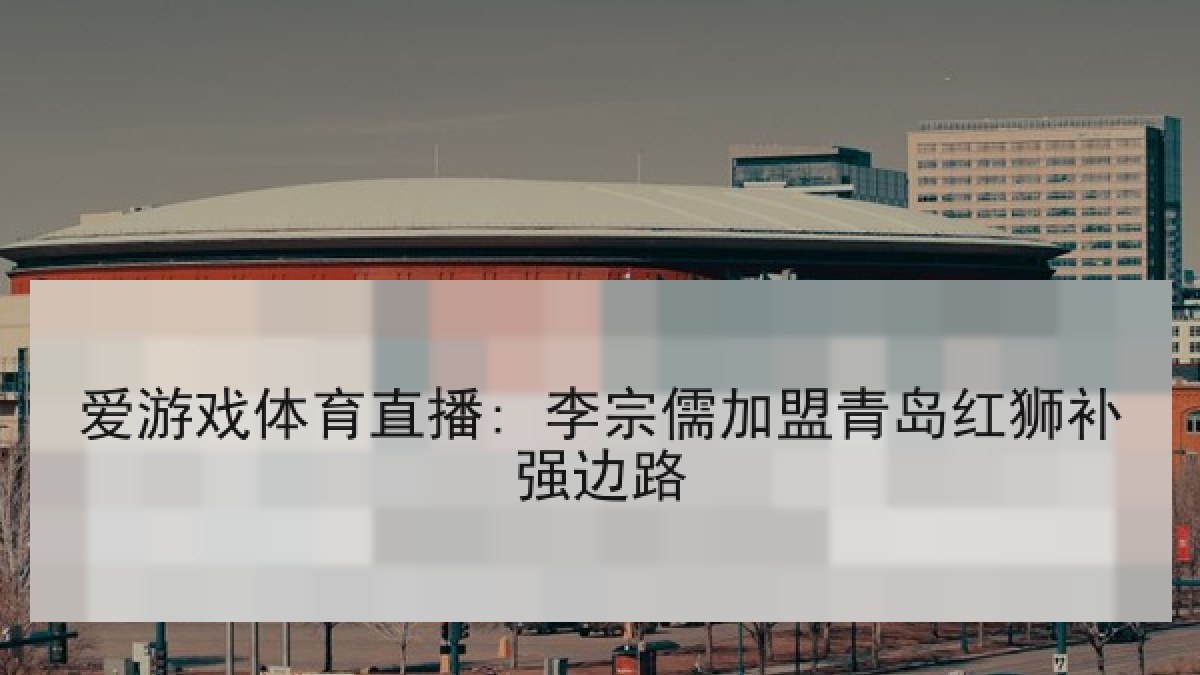 爱游戏体育直播: 李宗儒加盟青岛红狮补强边路